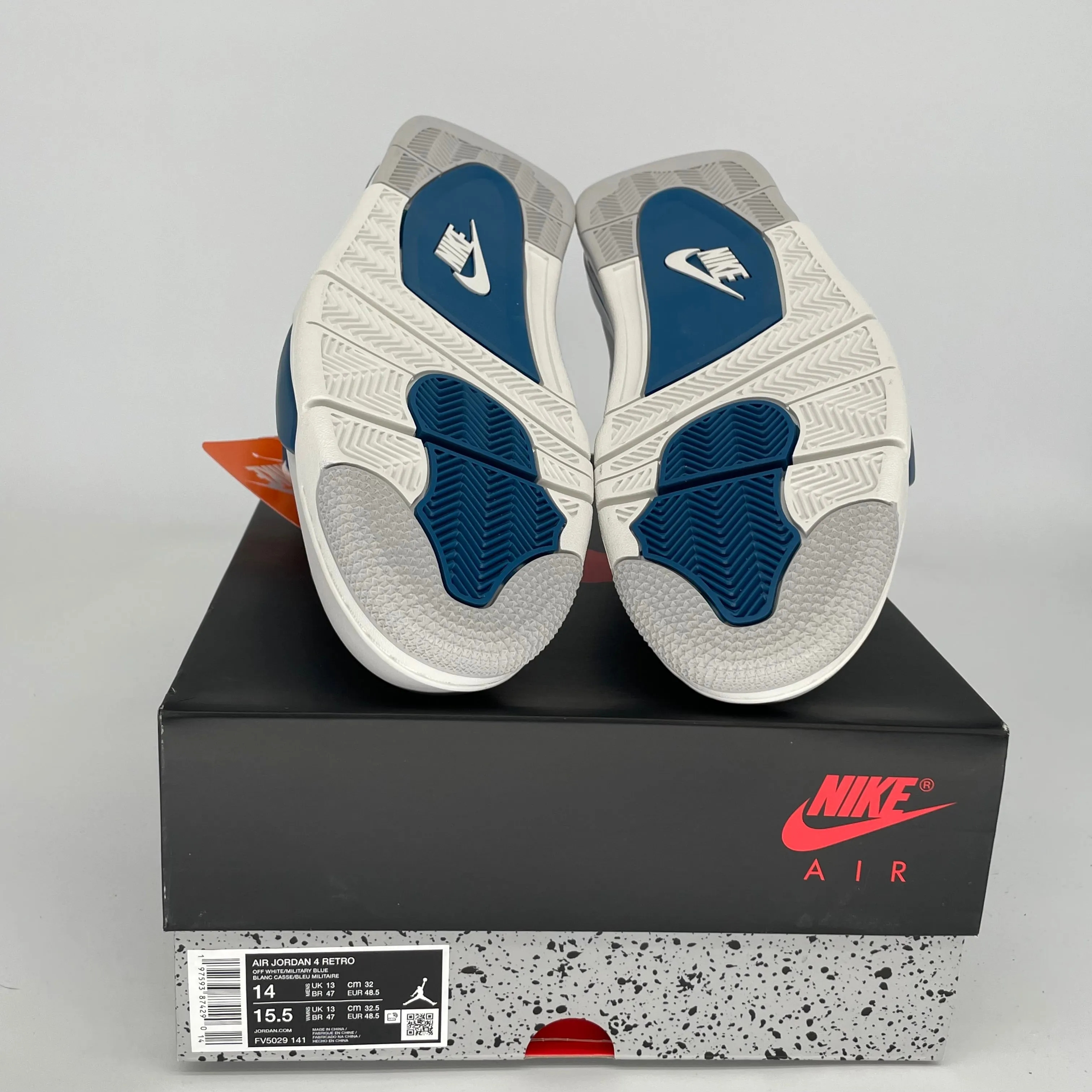 AIR JORDAN 4 MILITARY BLUE SIZE 14 FV5029-141