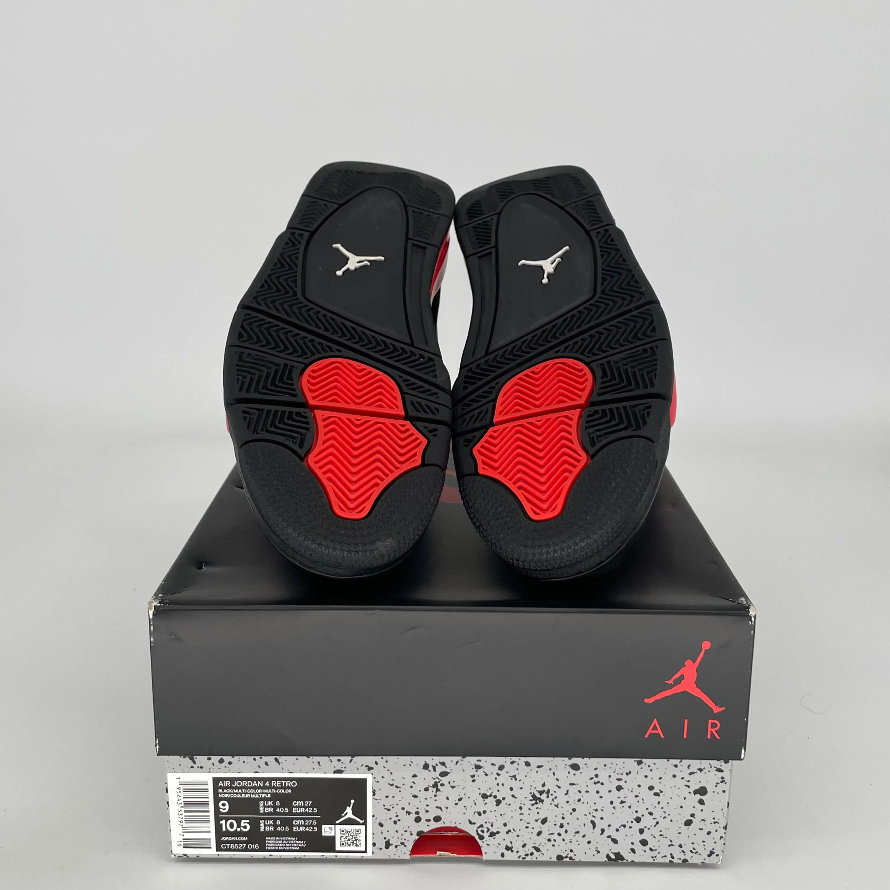 AIR JORDAN 4 RED THUNDER SIZE 9 CT8527-016