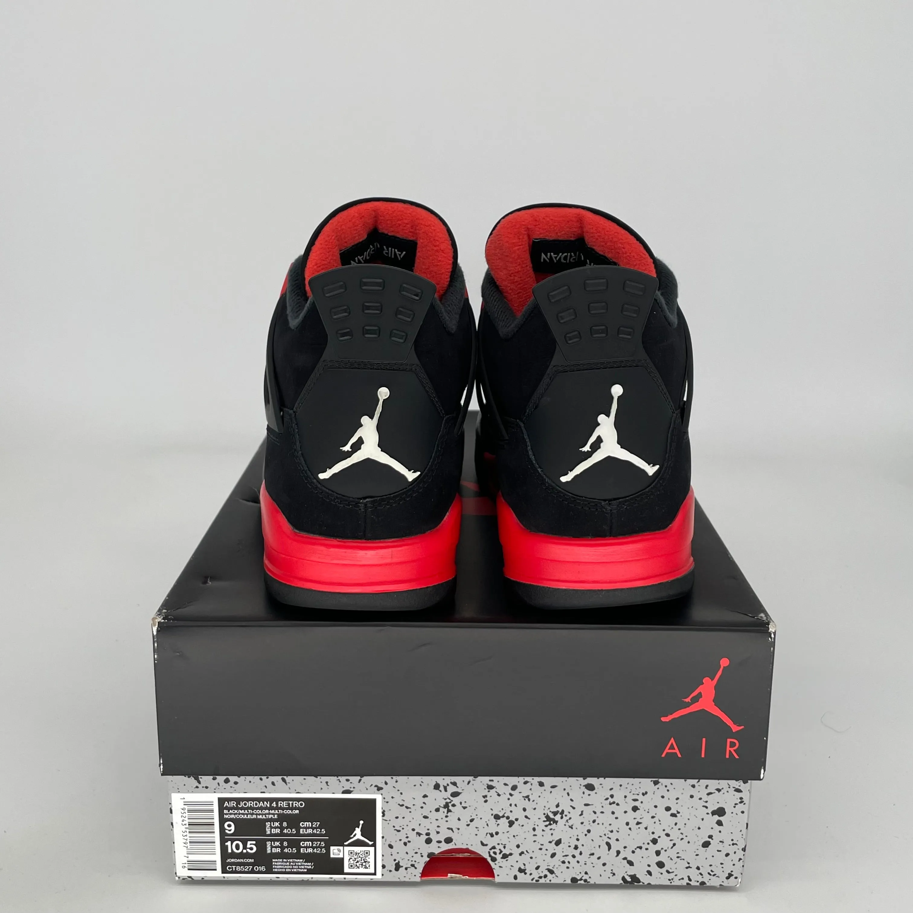 AIR JORDAN 4 RED THUNDER SIZE 9 CT8527-016