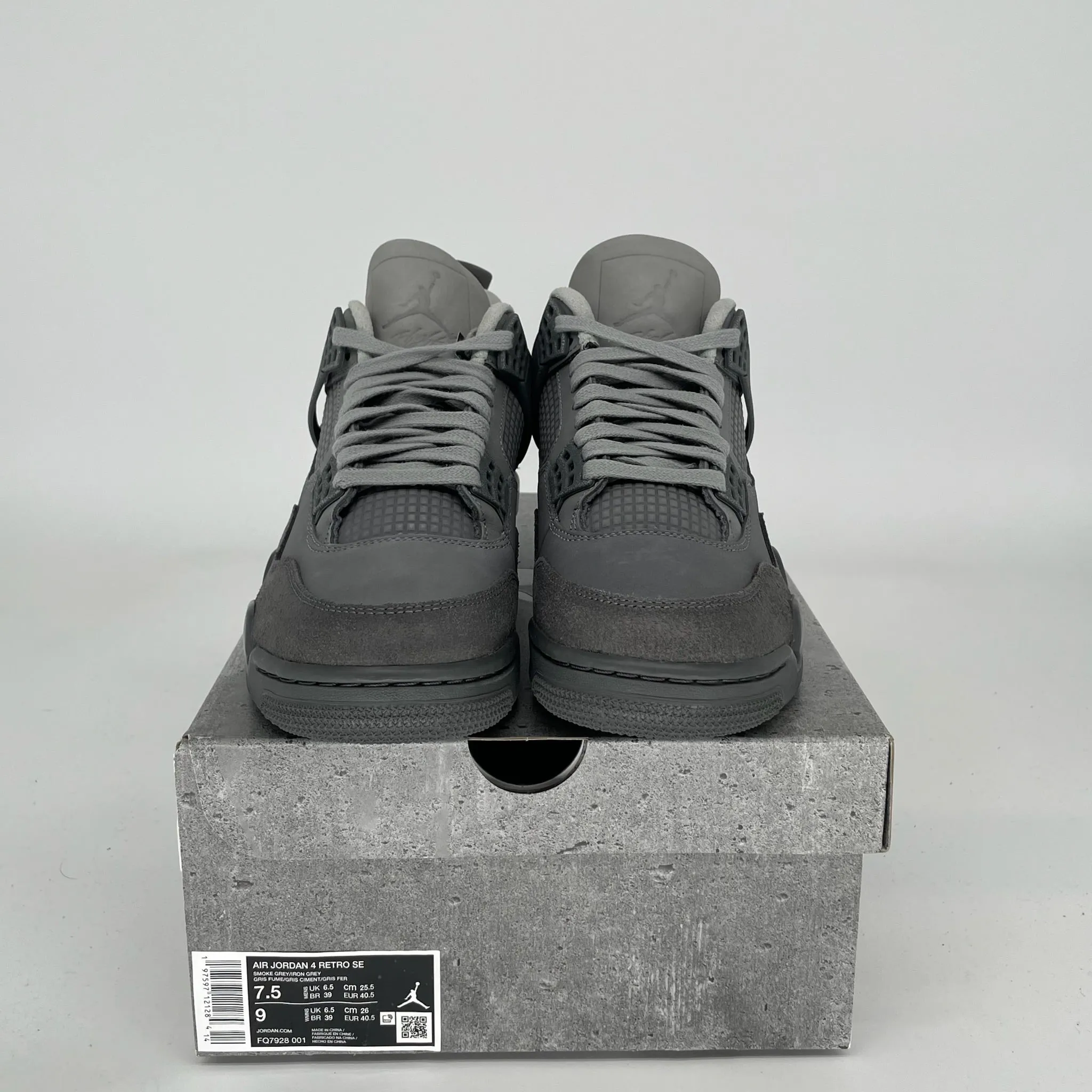 AIR JORDAN 4 WET CEMENT SIZE 7.5 FQ7928-001