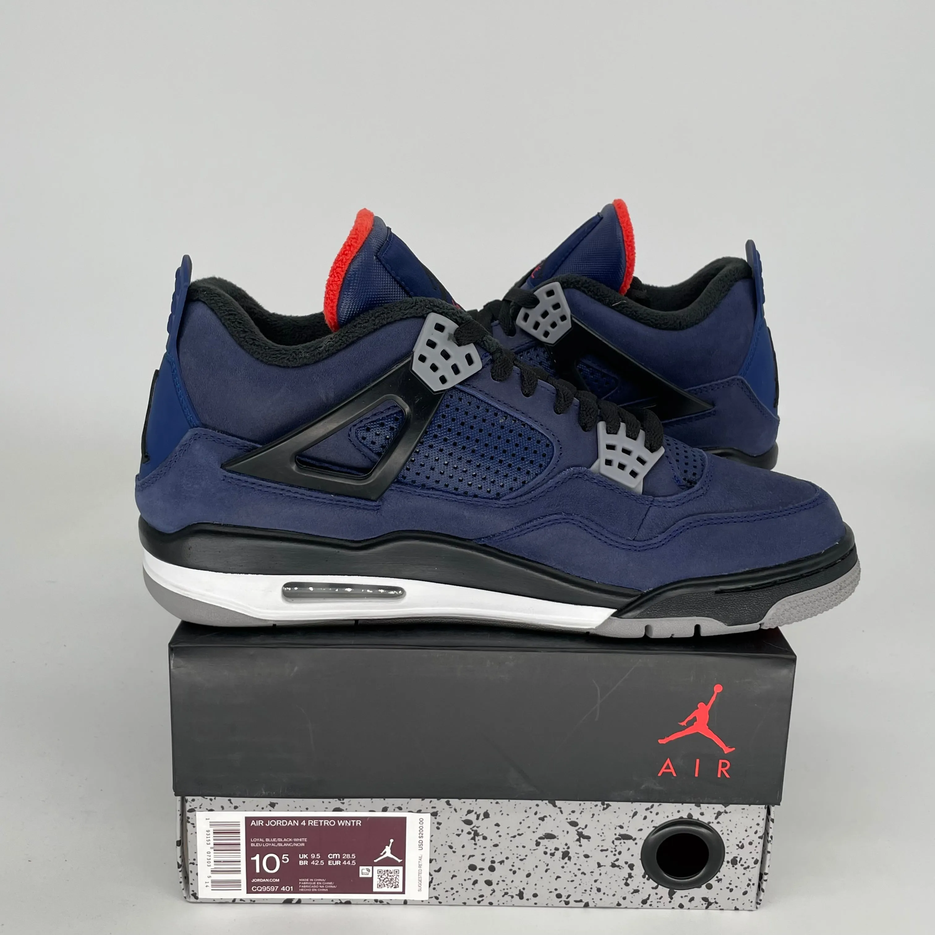 AIR JORDAN 4 WINTERIZED BLUE SIZE 10.5 CQ9597-401