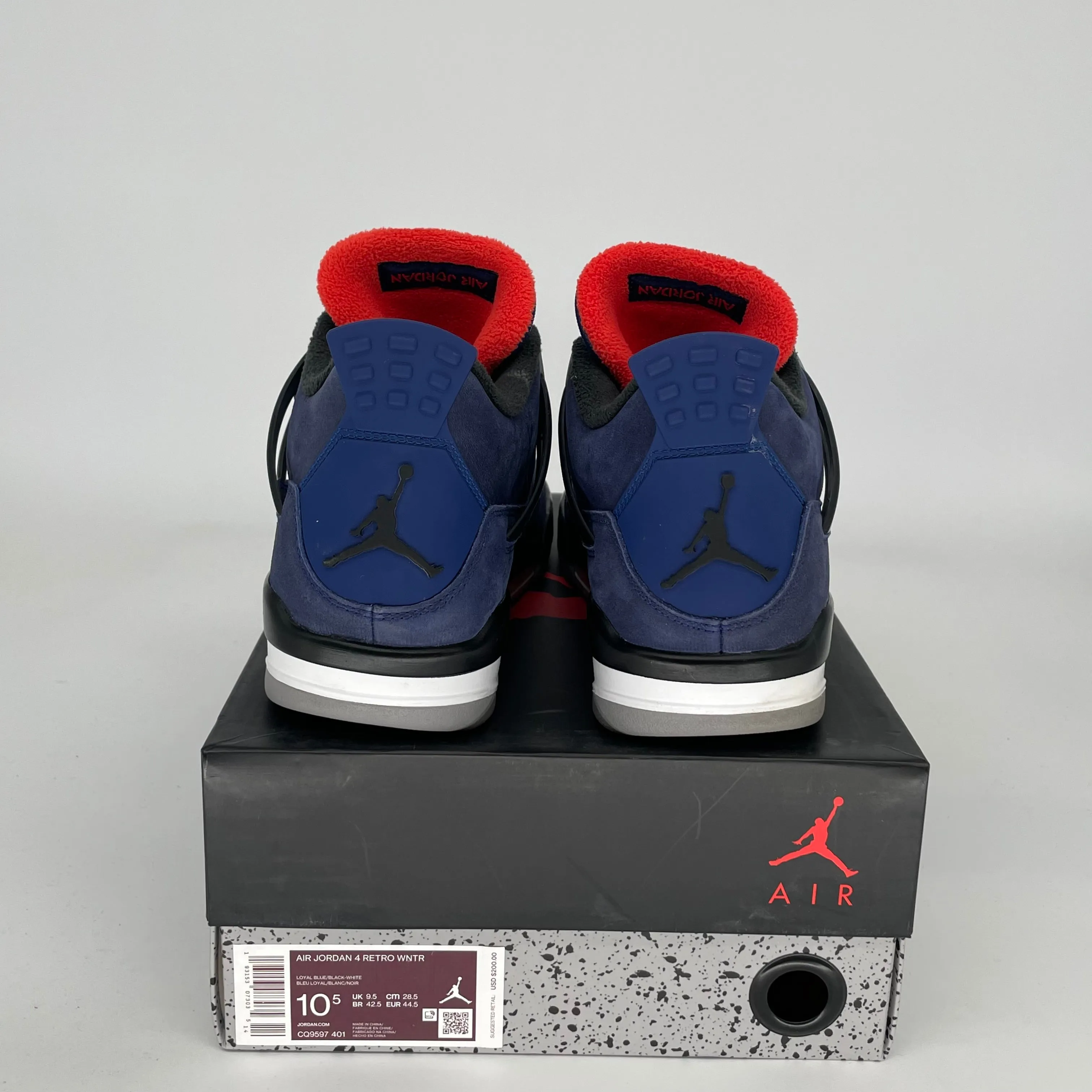 AIR JORDAN 4 WINTERIZED BLUE SIZE 10.5 CQ9597-401