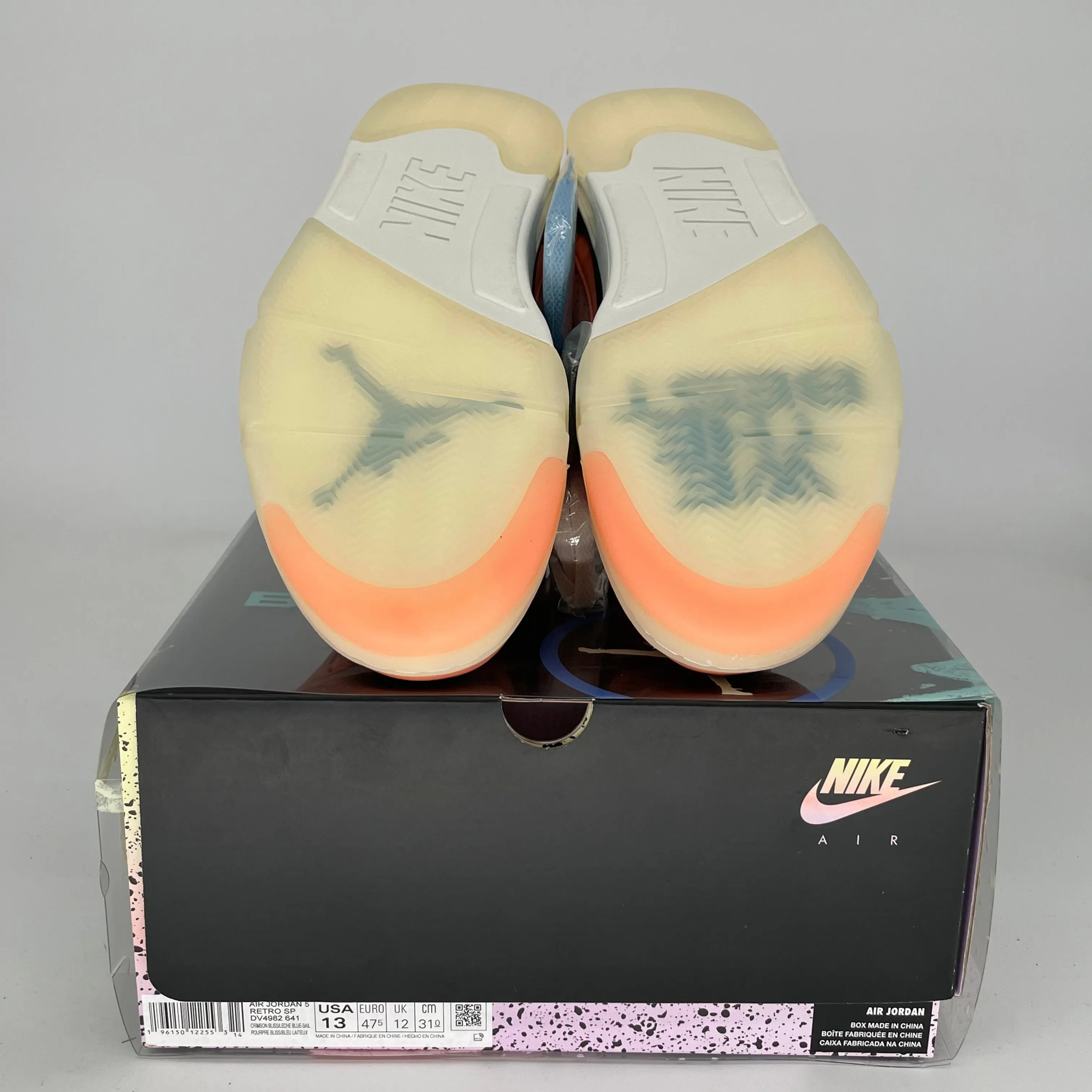 AIR JORDAN 5 DJ KHALED WE THE BEST CRIMSON BLISS SIZE 13 DV4982-641