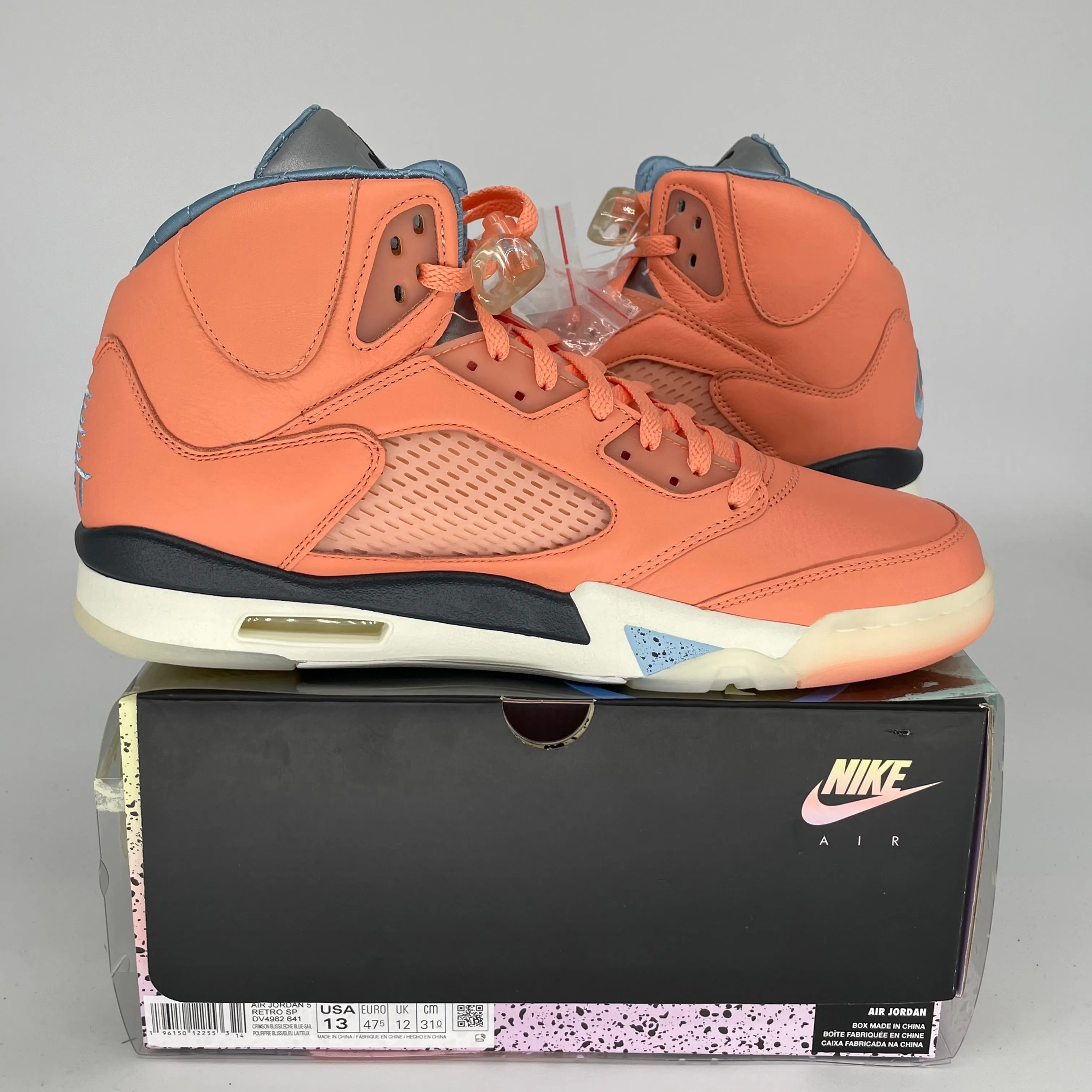 AIR JORDAN 5 DJ KHALED WE THE BEST CRIMSON BLISS SIZE 13 DV4982-641