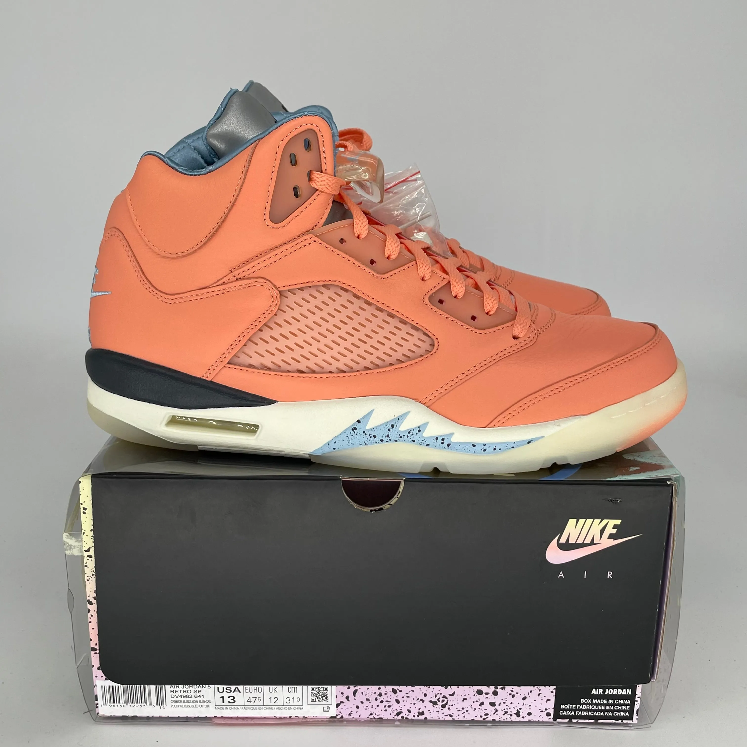 AIR JORDAN 5 DJ KHALED WE THE BEST CRIMSON BLISS SIZE 13 DV4982-641