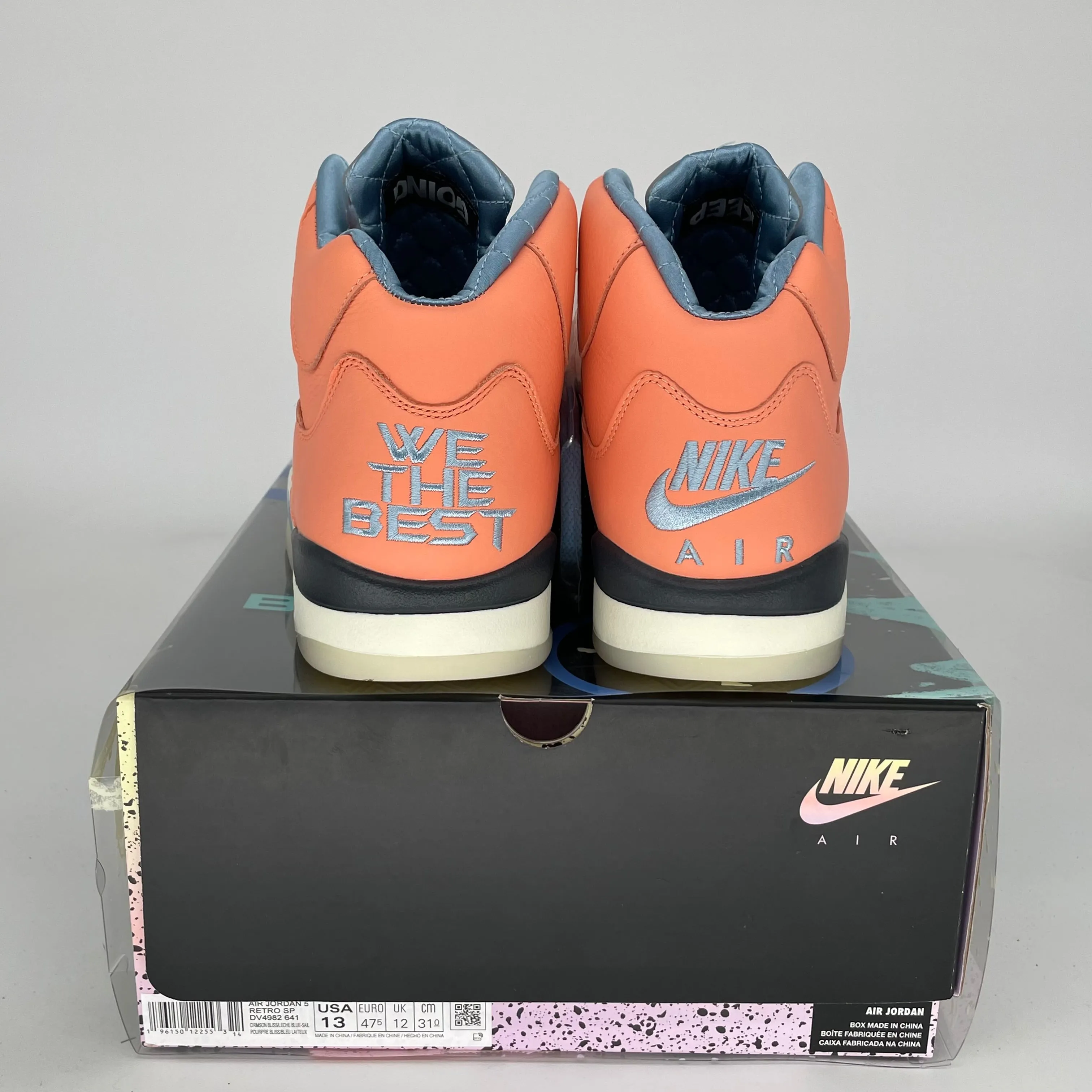 AIR JORDAN 5 DJ KHALED WE THE BEST CRIMSON BLISS SIZE 13 DV4982-641