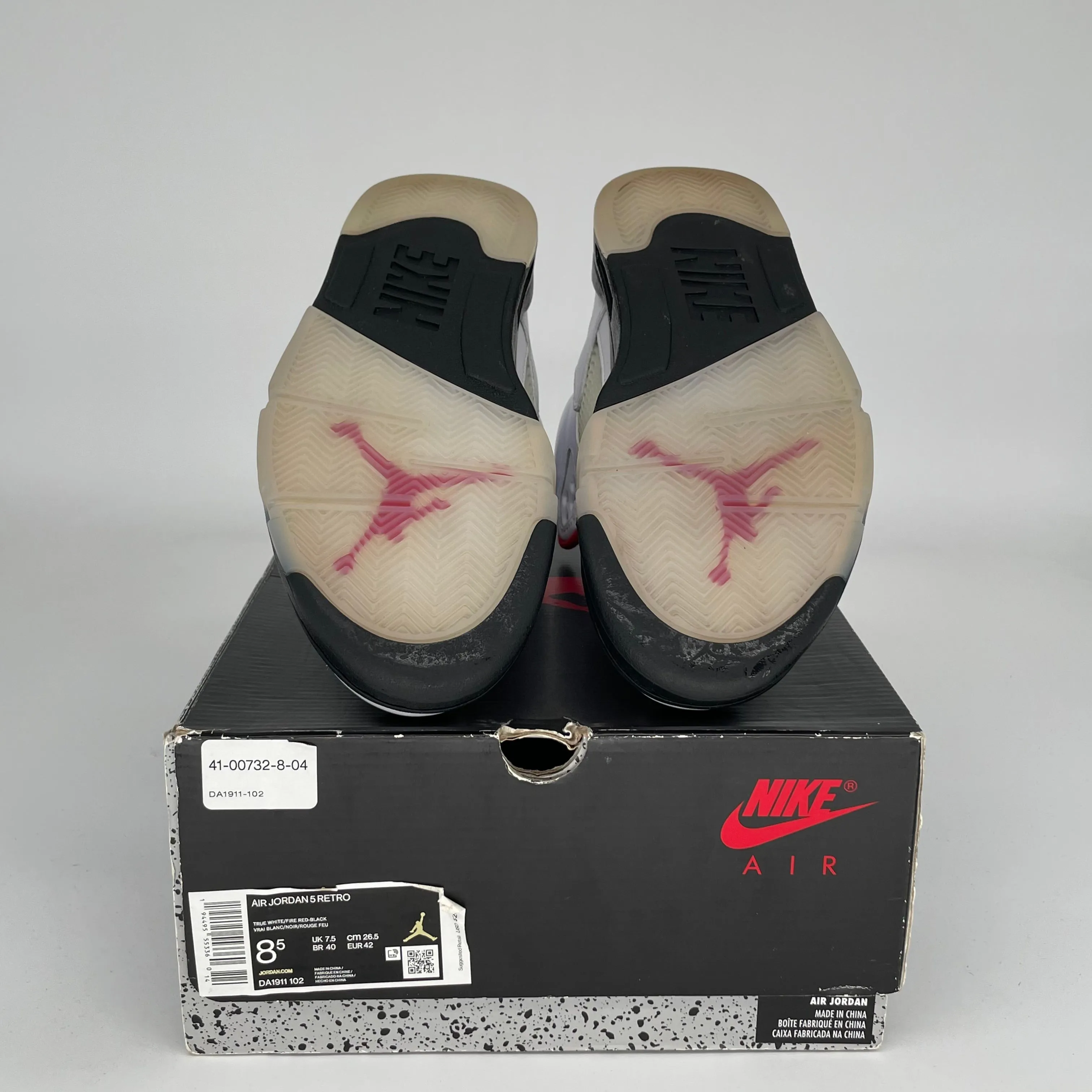 AIR JORDAN 5 FIRE RED SIZE 8.5 DA1911-102