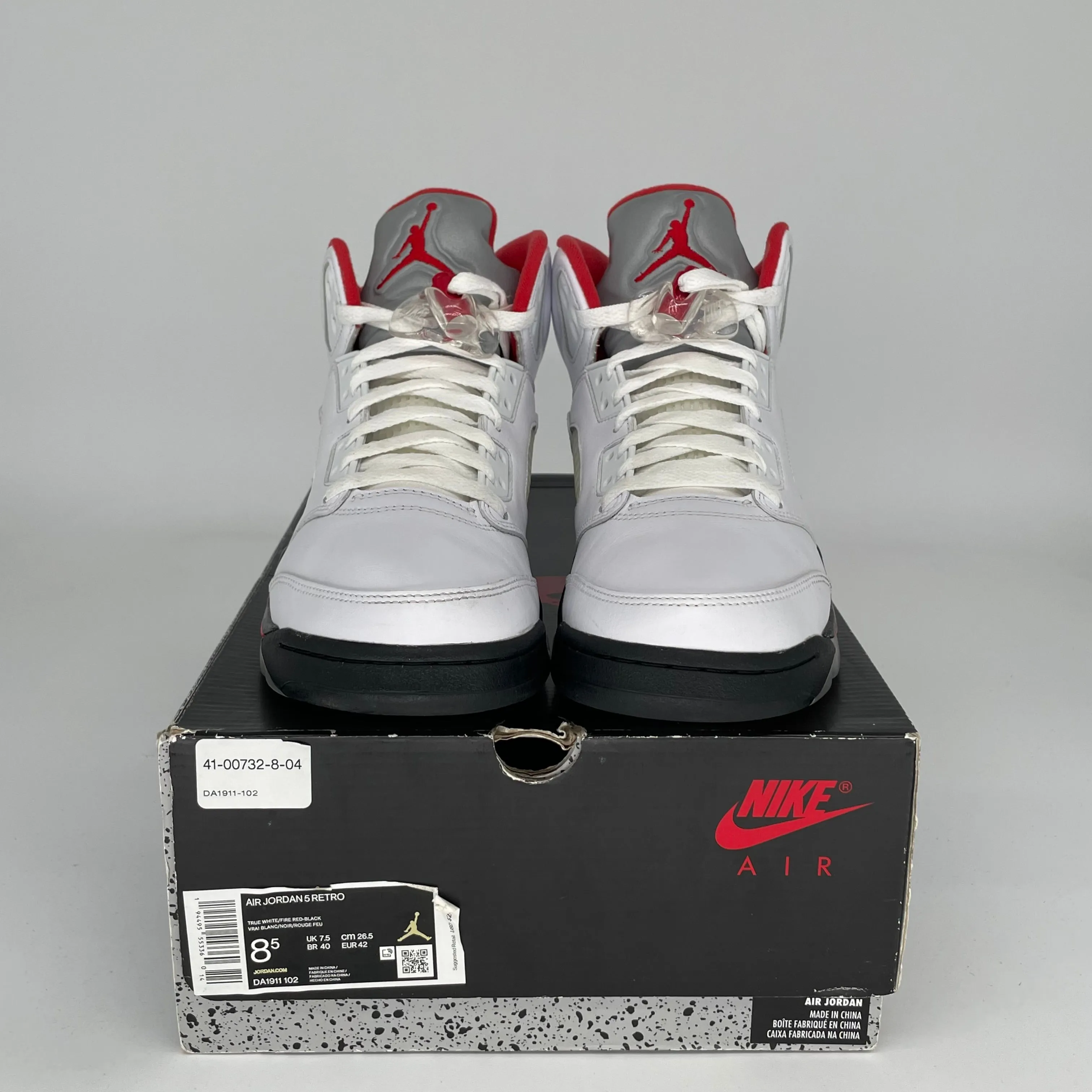 AIR JORDAN 5 FIRE RED SIZE 8.5 DA1911-102