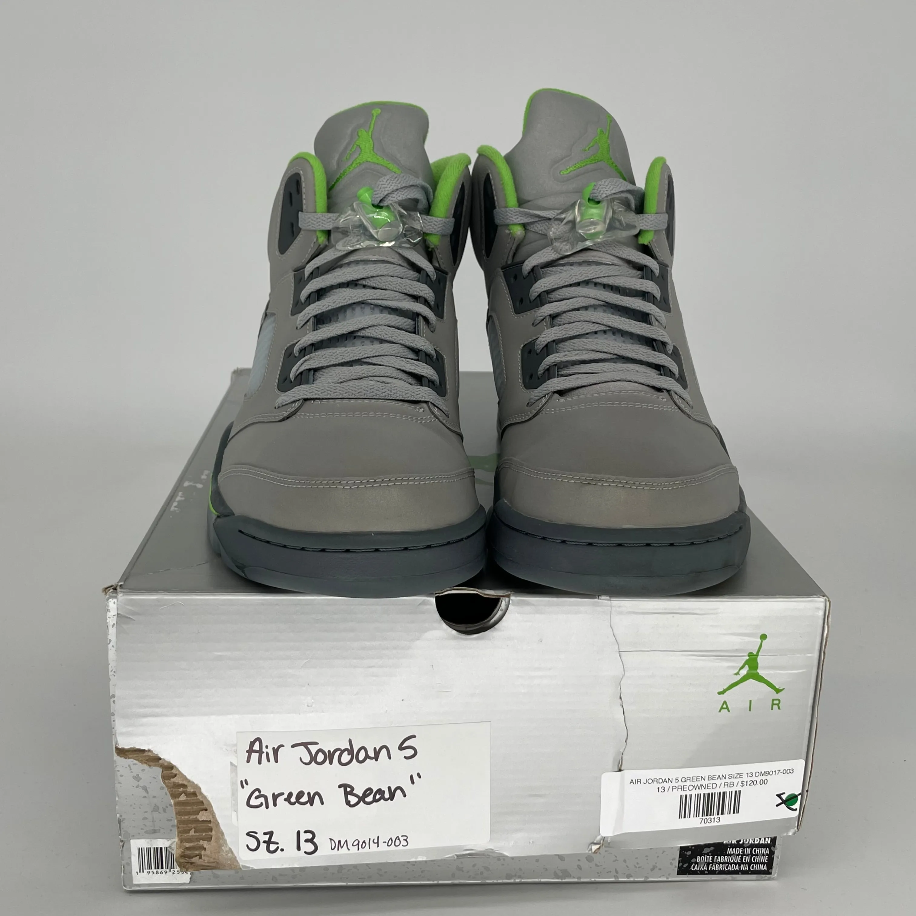 AIR JORDAN 5 GREEN BEAN SIZE 13 DM9014-003