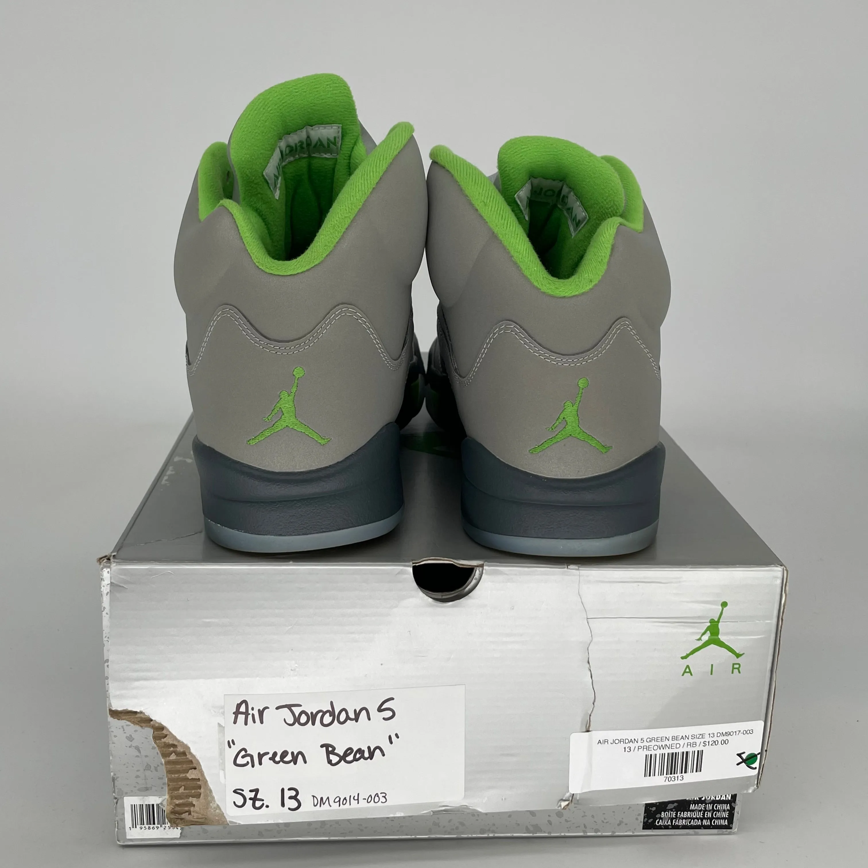 AIR JORDAN 5 GREEN BEAN SIZE 13 DM9014-003
