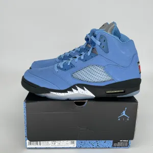 AIR JORDAN 5 UNC UNIVERSITY BLUE SIZE 12 DV1310-401
