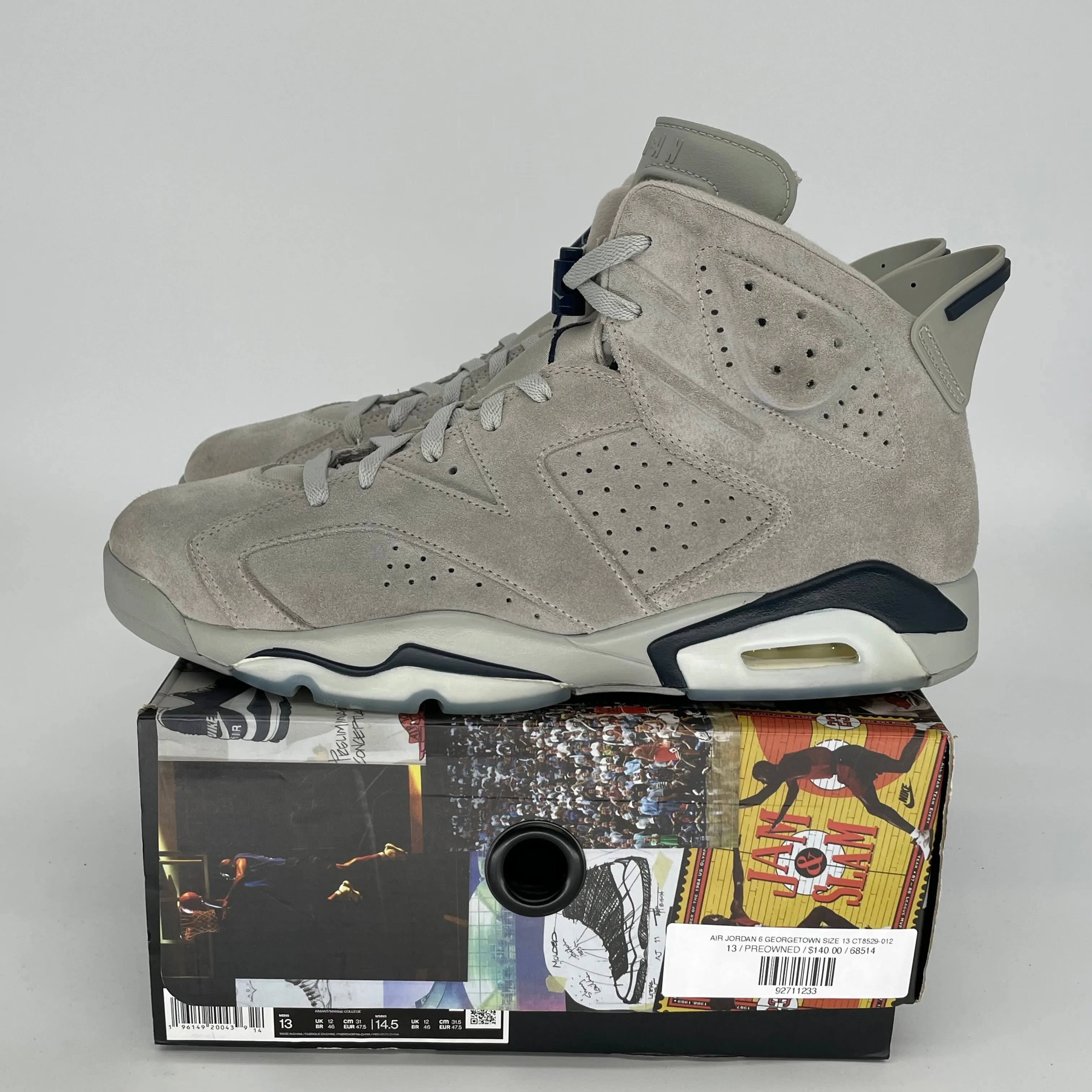 AIR JORDAN 6 GEORGETOWN SIZE 13 CT8529-012