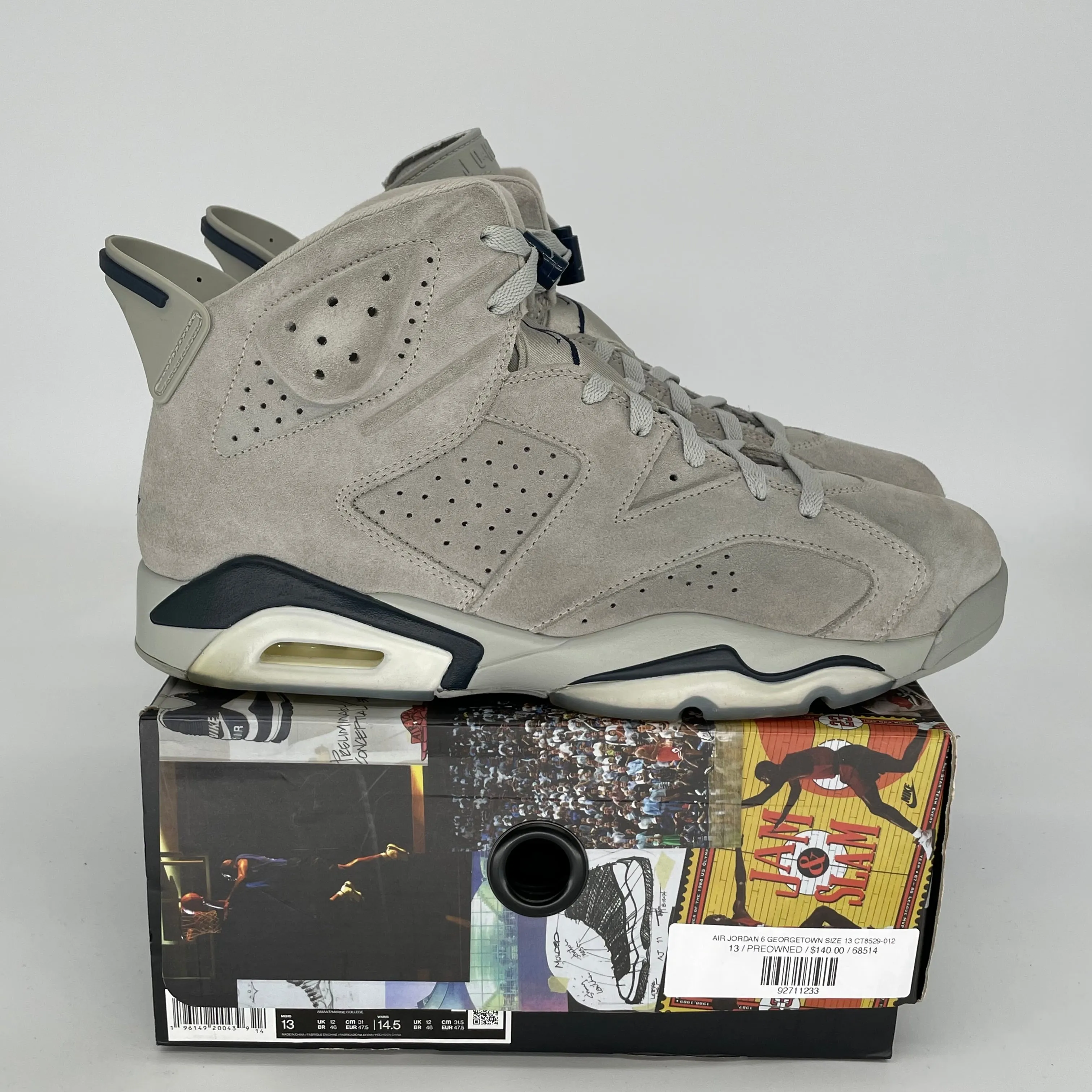 AIR JORDAN 6 GEORGETOWN SIZE 13 CT8529-012