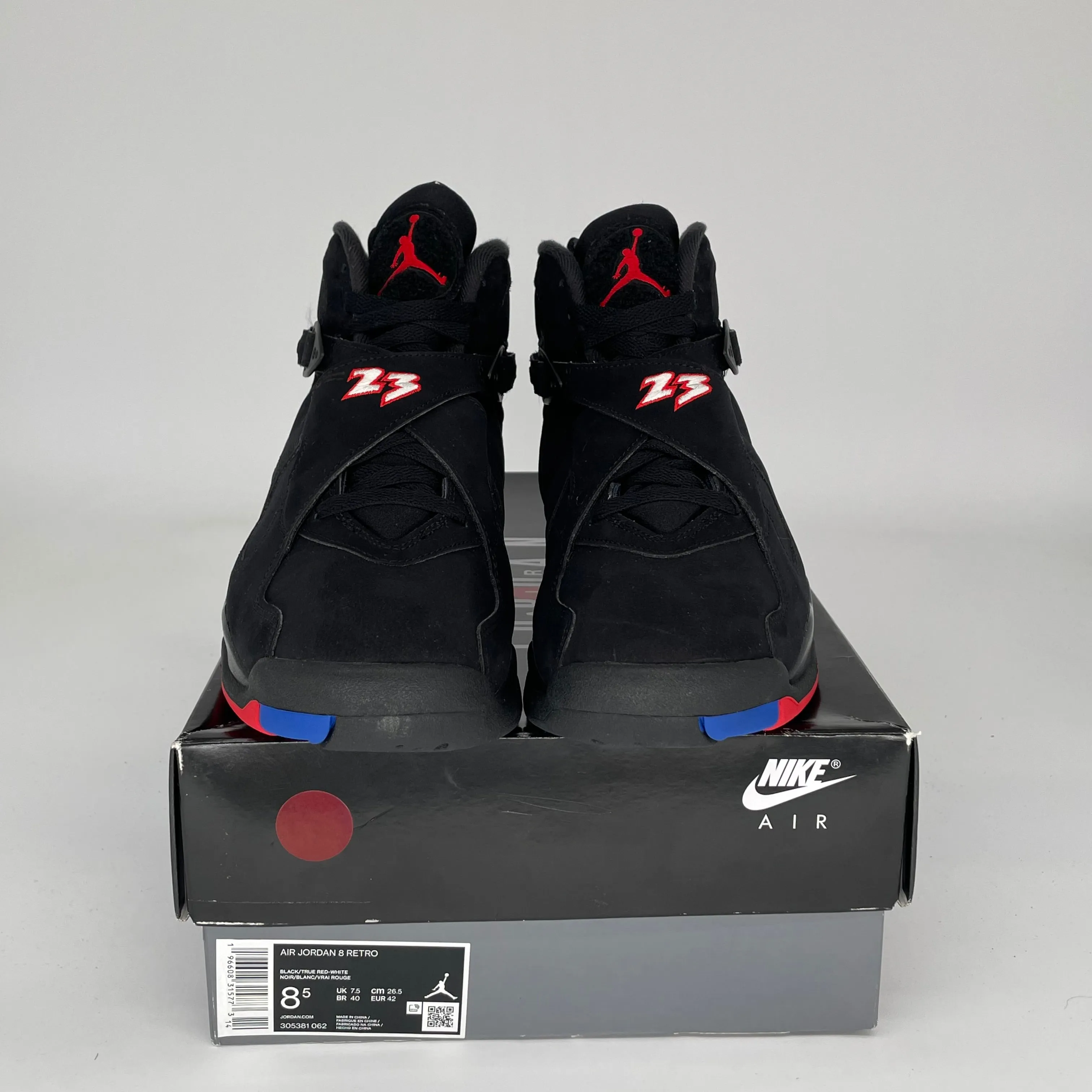 AIR JORDAN 8 PLAYOFFS SIZE 8.5 305381-062