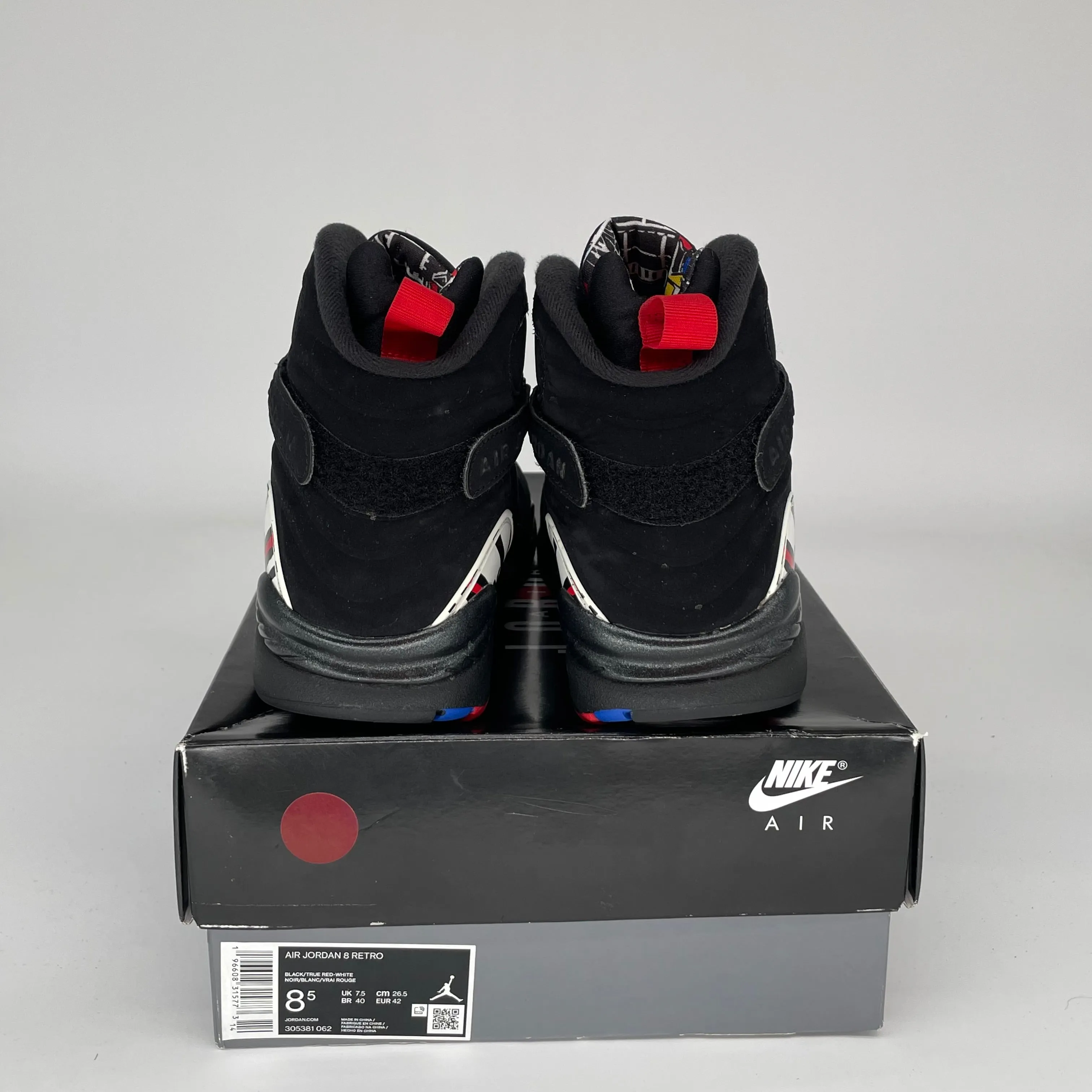 AIR JORDAN 8 PLAYOFFS SIZE 8.5 305381-062