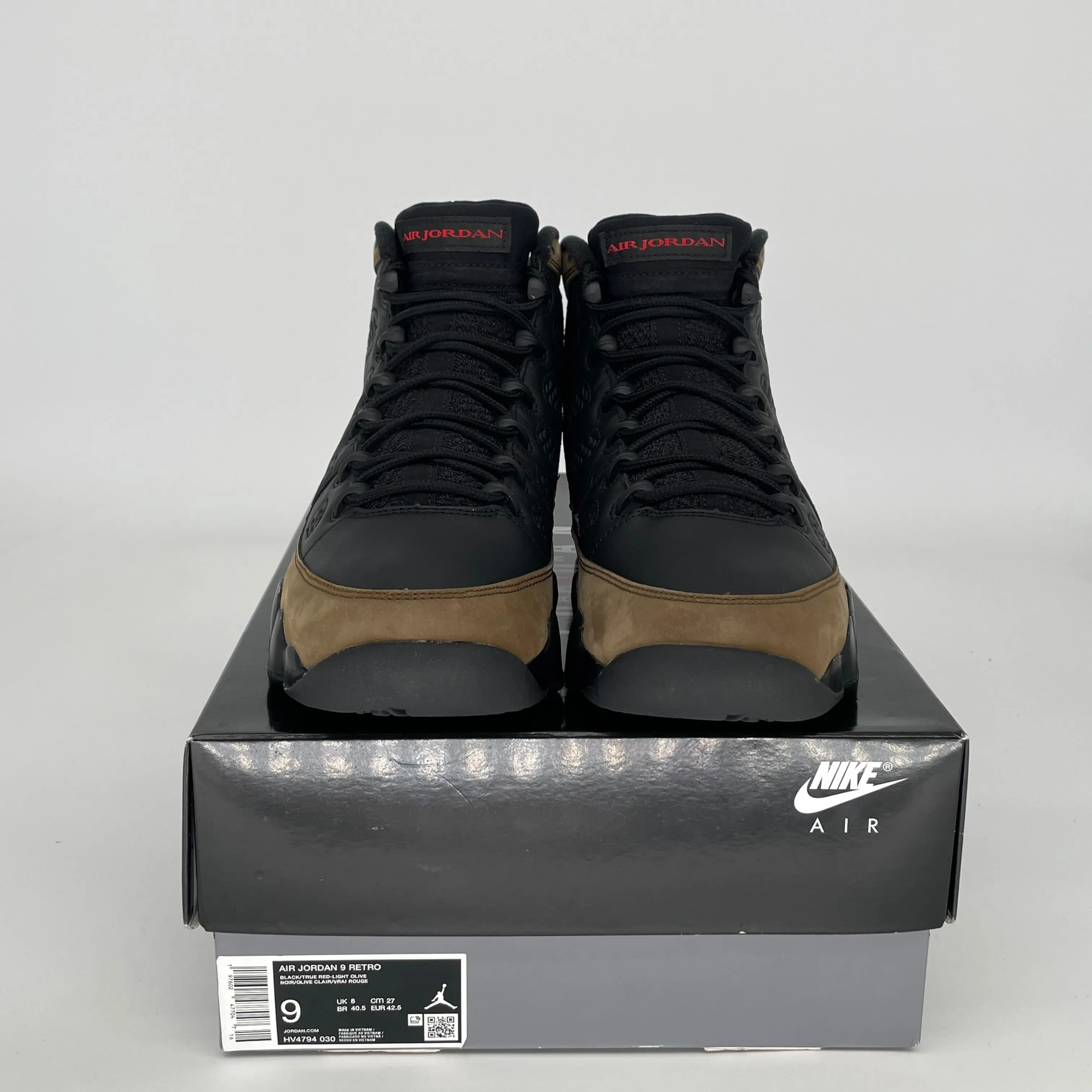 AIR JORDAN 9 OLIVE SIZE 9 HV4794-030