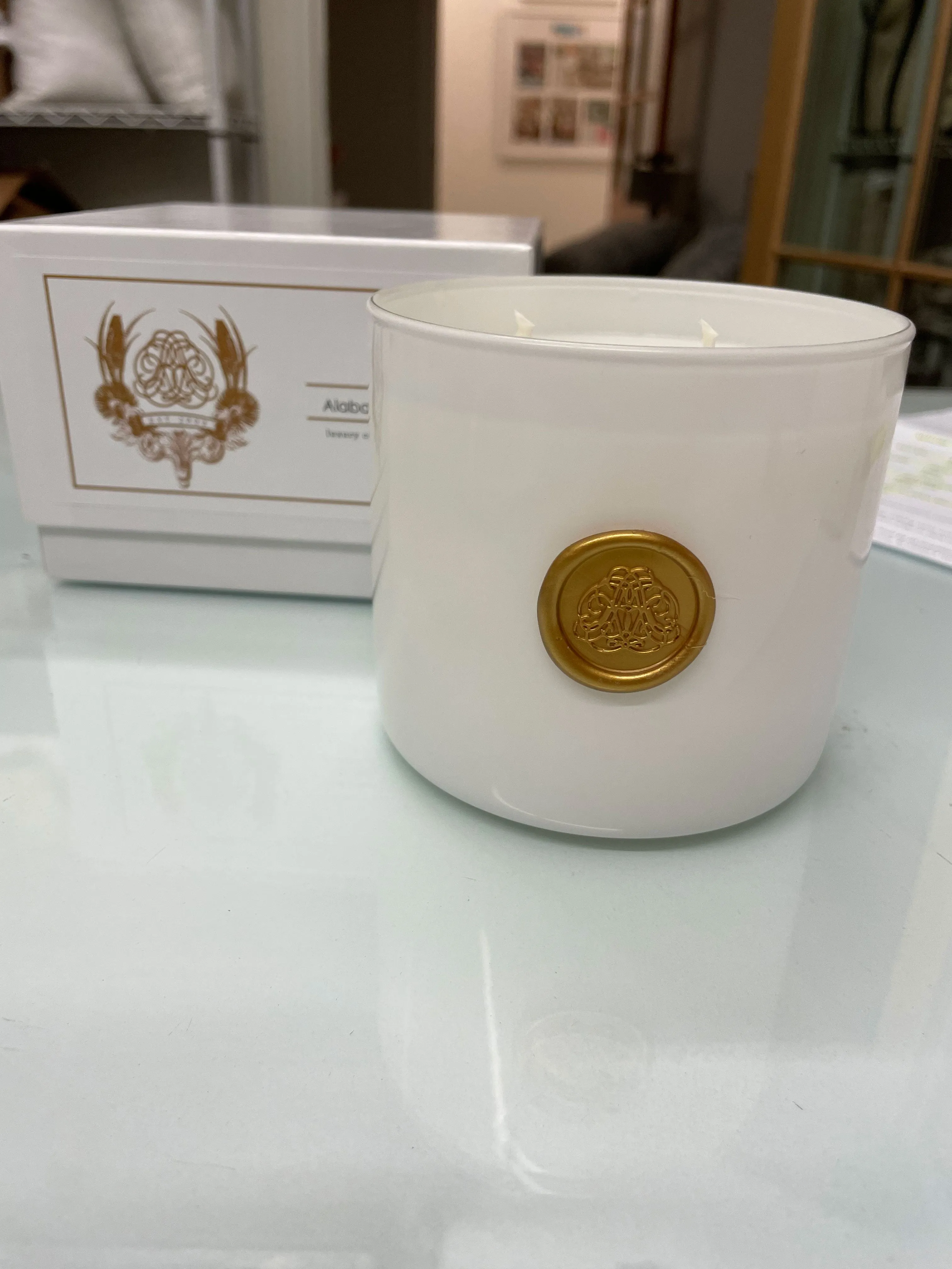 Alabaster Luxury Candle by Leah Bailey 