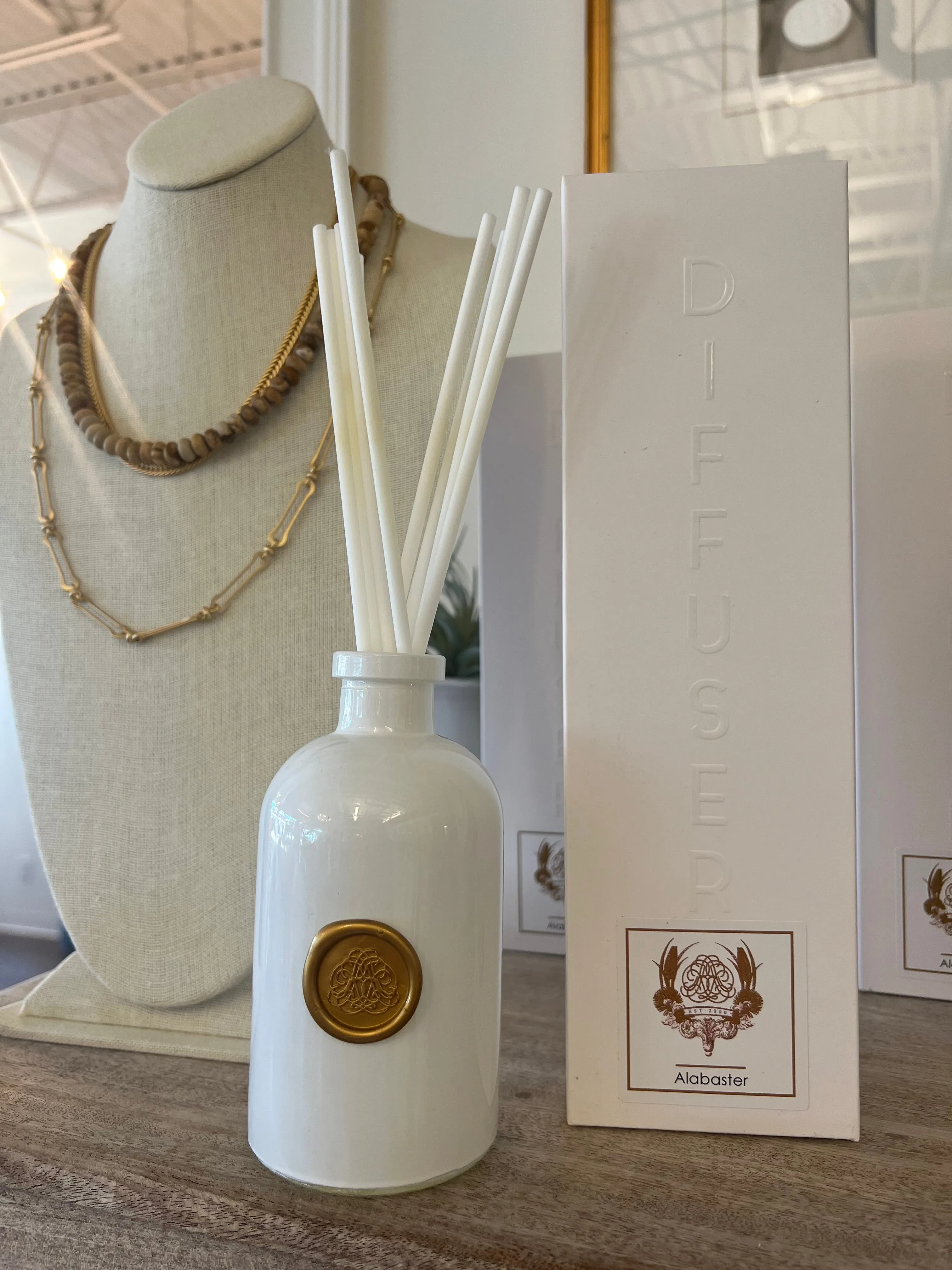 Alabaster Luxury Diffuser Set