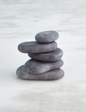 Alabaster River Rocks (Set of 5) by Ashley Childers 