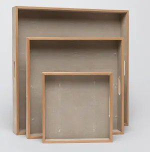 Amina Shagreen Trays 