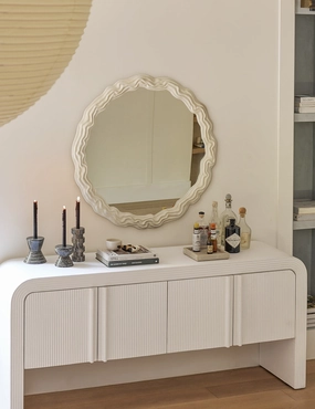Anastasia Round Mirror by Sarah Sherman Samuel 
