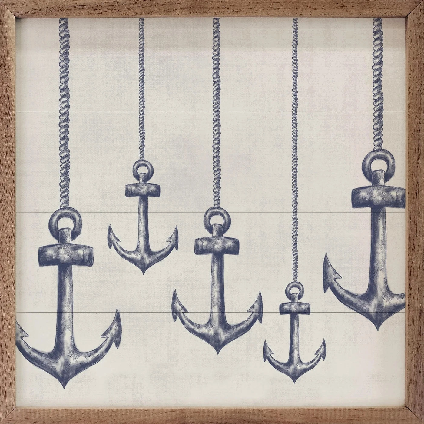 Anchored Port By Emily Wood Framed Print 
