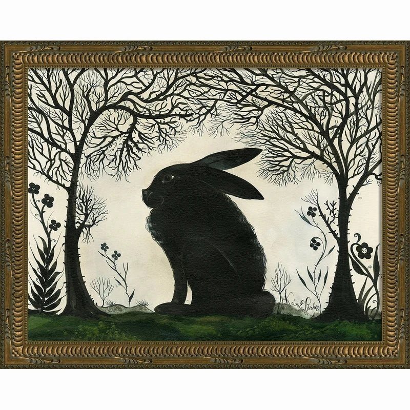 Animal Silhouette With Frame 