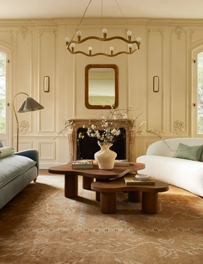Annalee Upholstered Mantel Mirror 