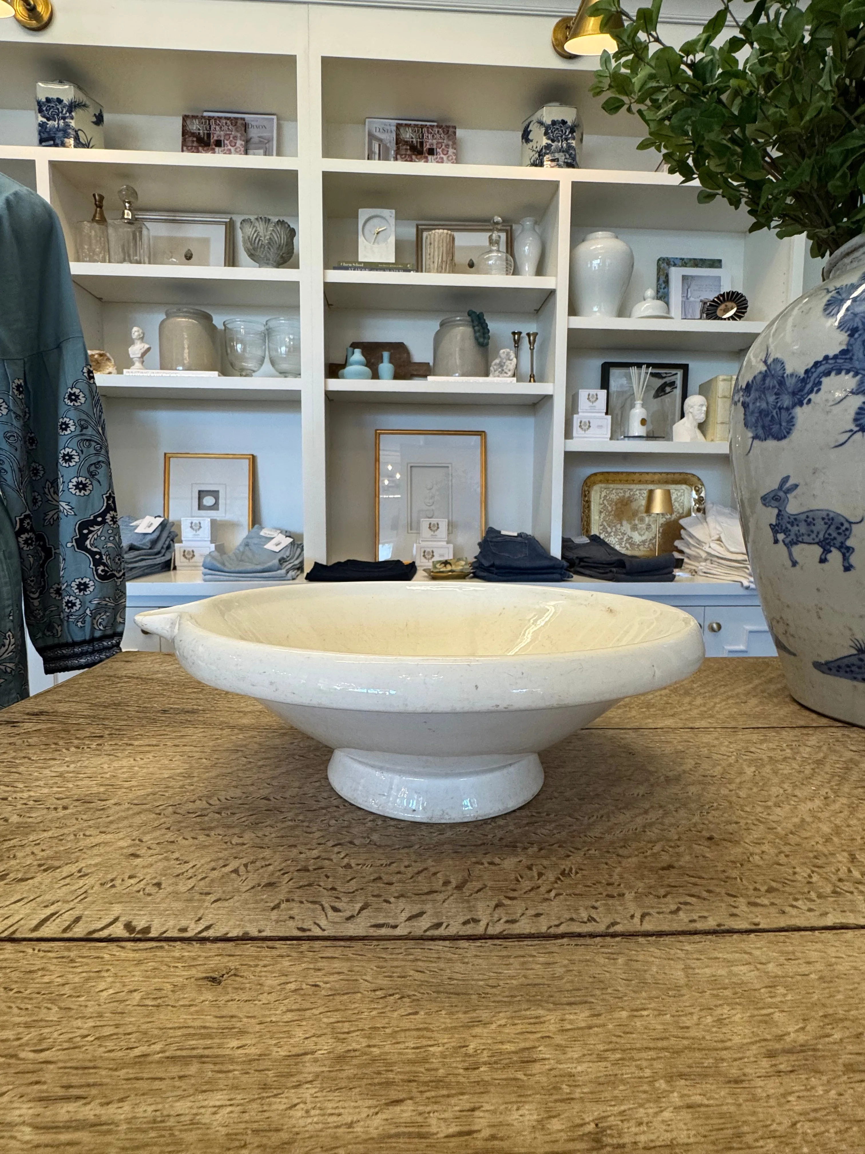 Antique French Milk Bowl