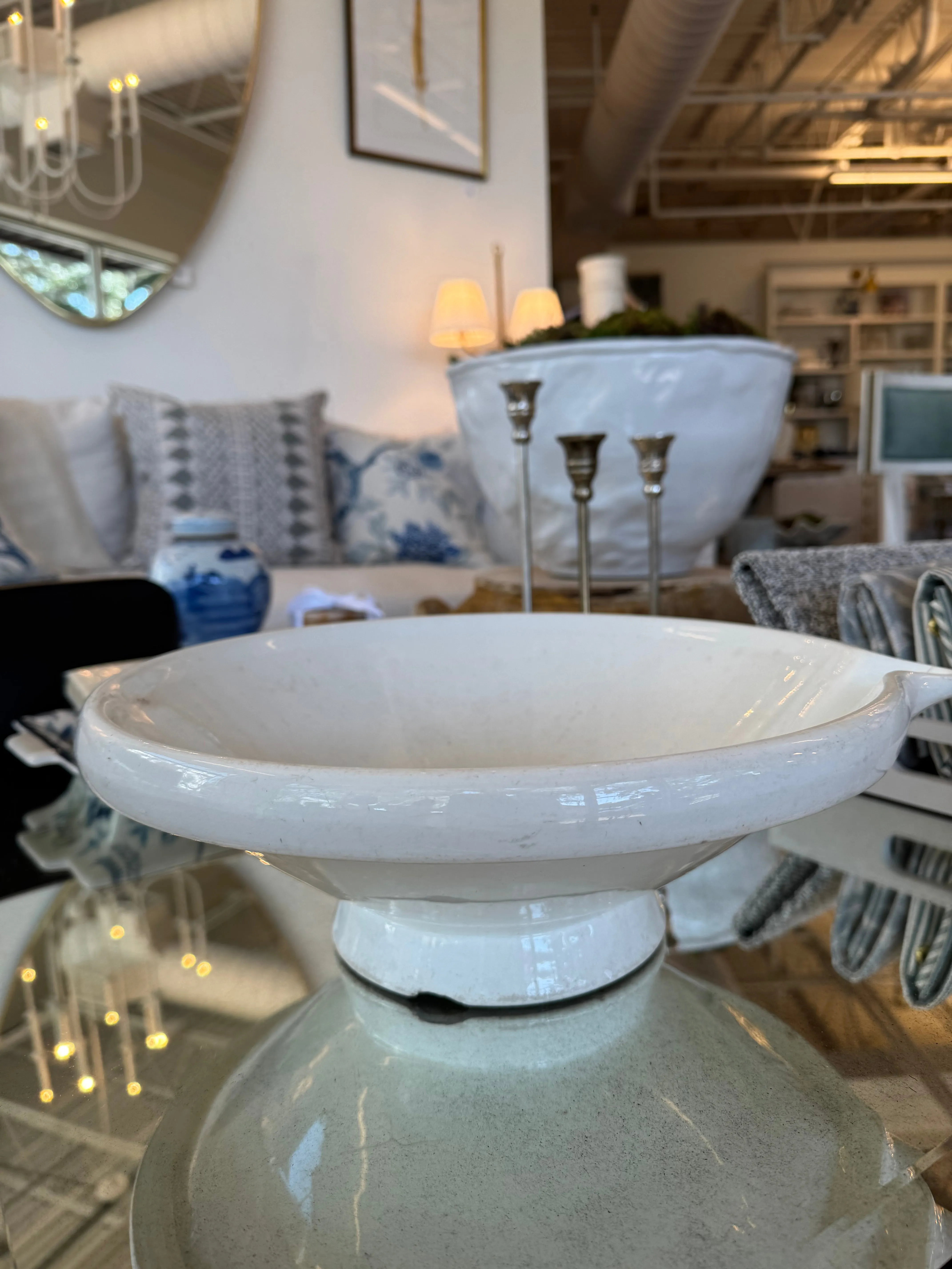 Antique French Milk Bowl