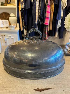 Antique Silver Turkey Dome 