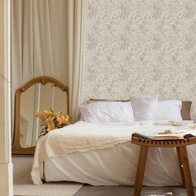 Antique Floral Wallpaper 