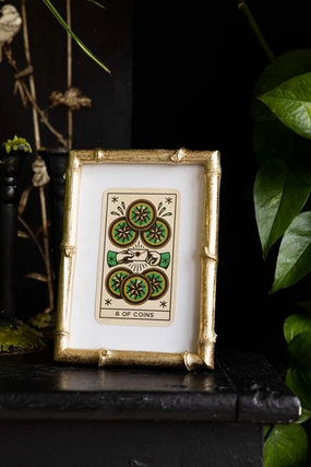Antique Gold Bamboo Photo Frame 5x7" 