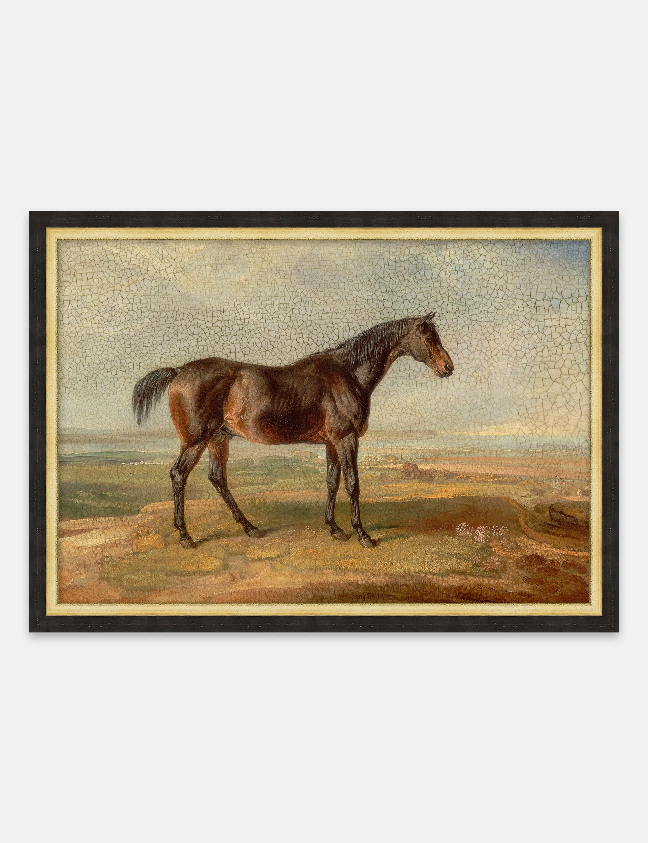 Antiqued Horse I Wall Art