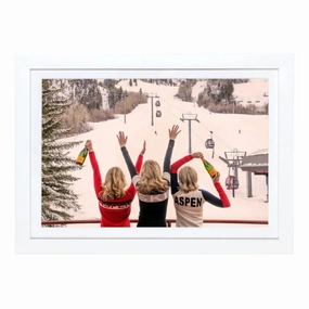 Aprs Champagne, Aspen Mini Framed Print by Gray Malin 