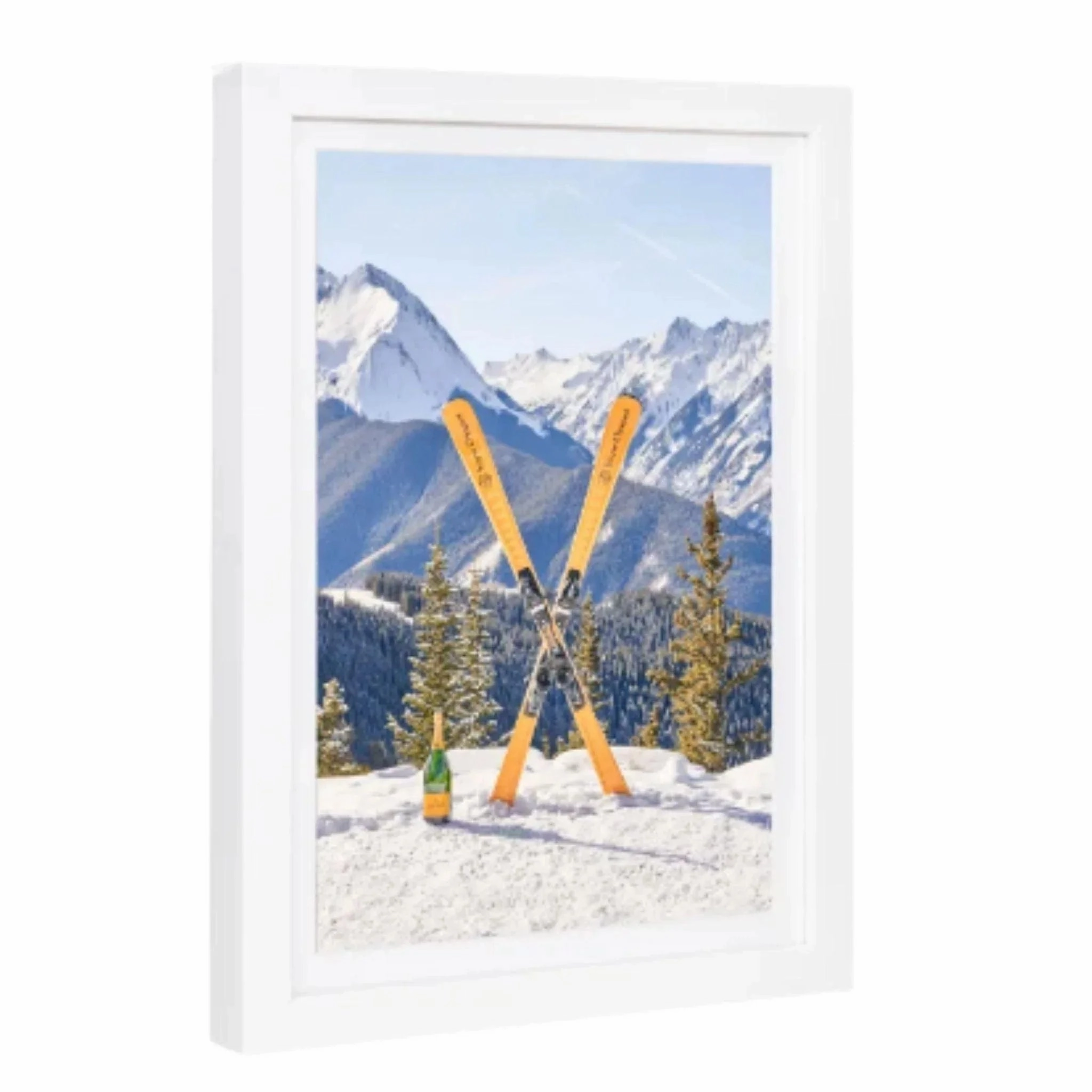 Aprs Ski, Veuve Clicquot Mini Framed Print by Gray Malin 