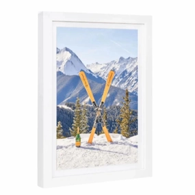 Aprs Ski, Veuve Clicquot Mini Framed Print by Gray Malin 