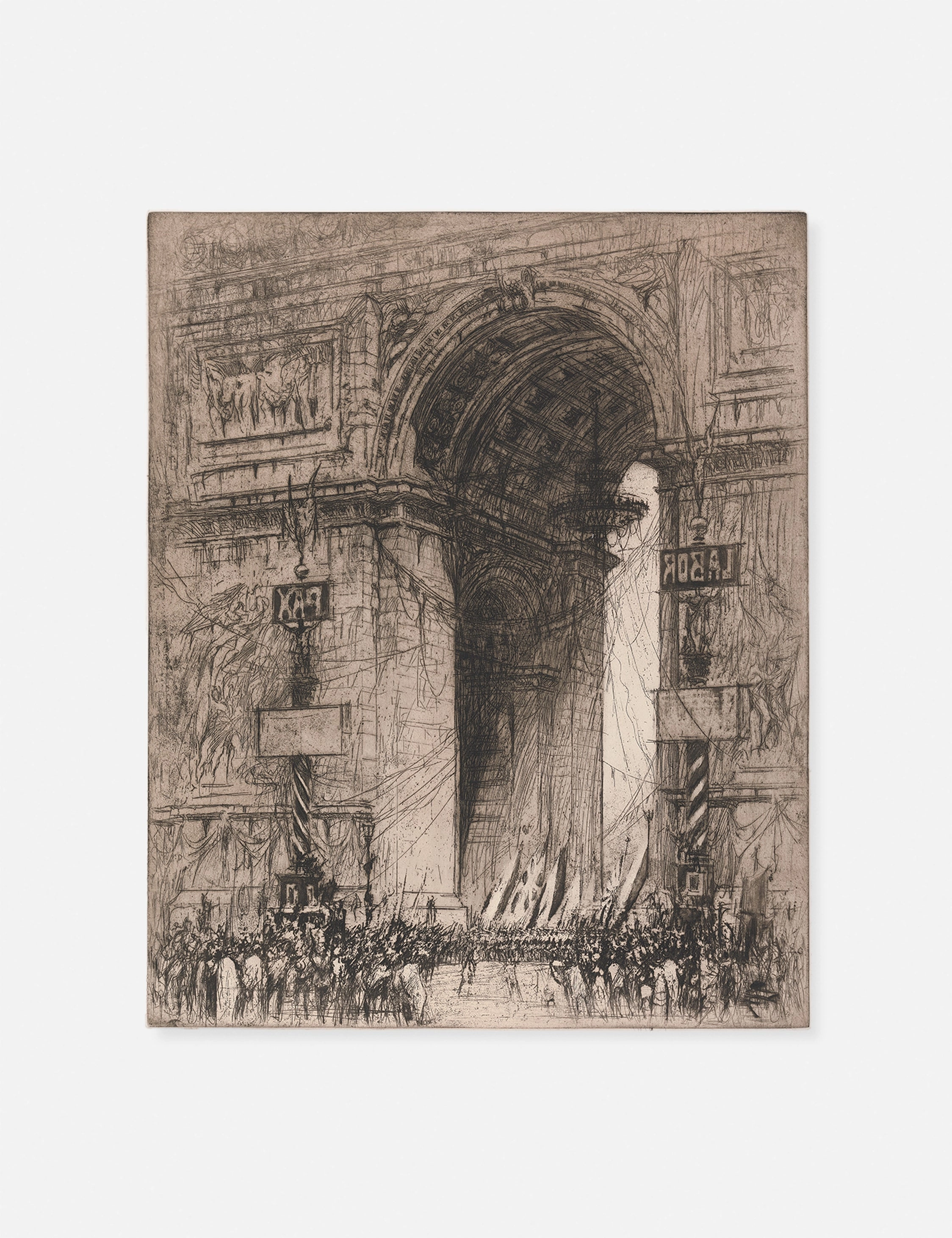 Arc de Triomphe, Paris Print by William Walcot