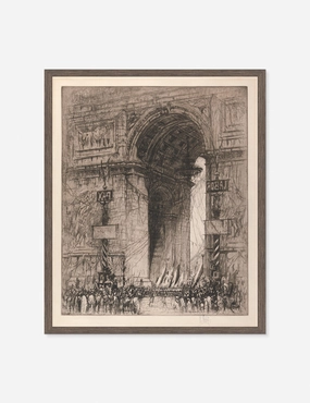 Arc de Triomphe, Paris Print by William Walcot 