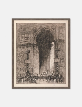Arc de Triomphe, Paris Print by William Walcot 