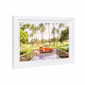 Arrival at the Mauna Kea Mini Framed Print by Gray Malin 