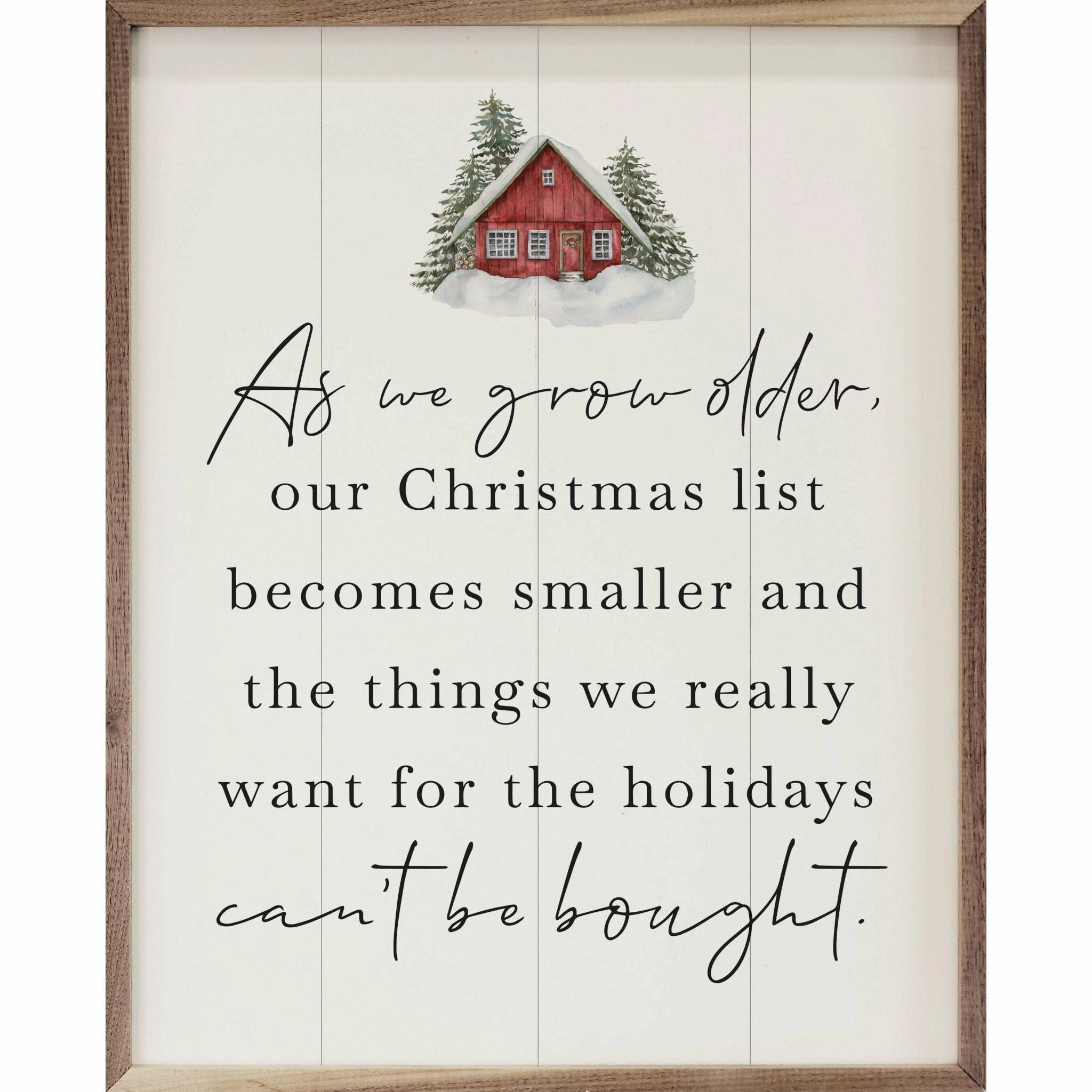 As We Grow Older Wood Framed Print 