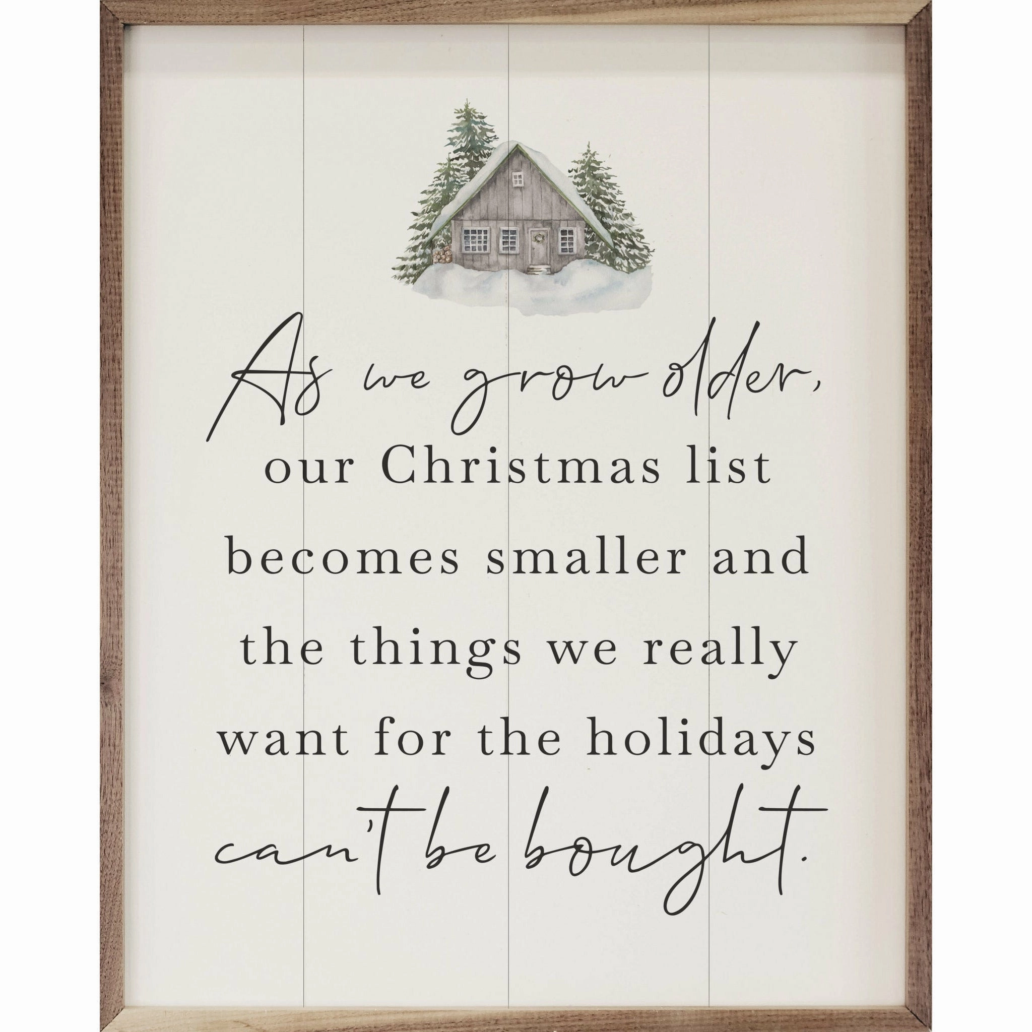 As We Grow Older Wood Framed Print