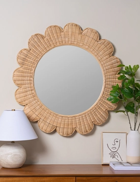 Asha Round Mirror 