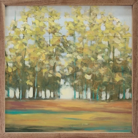 Aspen Grove By Julia Purinton Wood Framed Print 