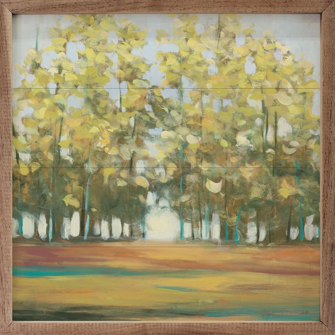 Aspen Grove By Julia Purinton Wood Framed Print 