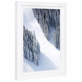 Aspen Lone Skier Mini Framed Print by Gray Malin 