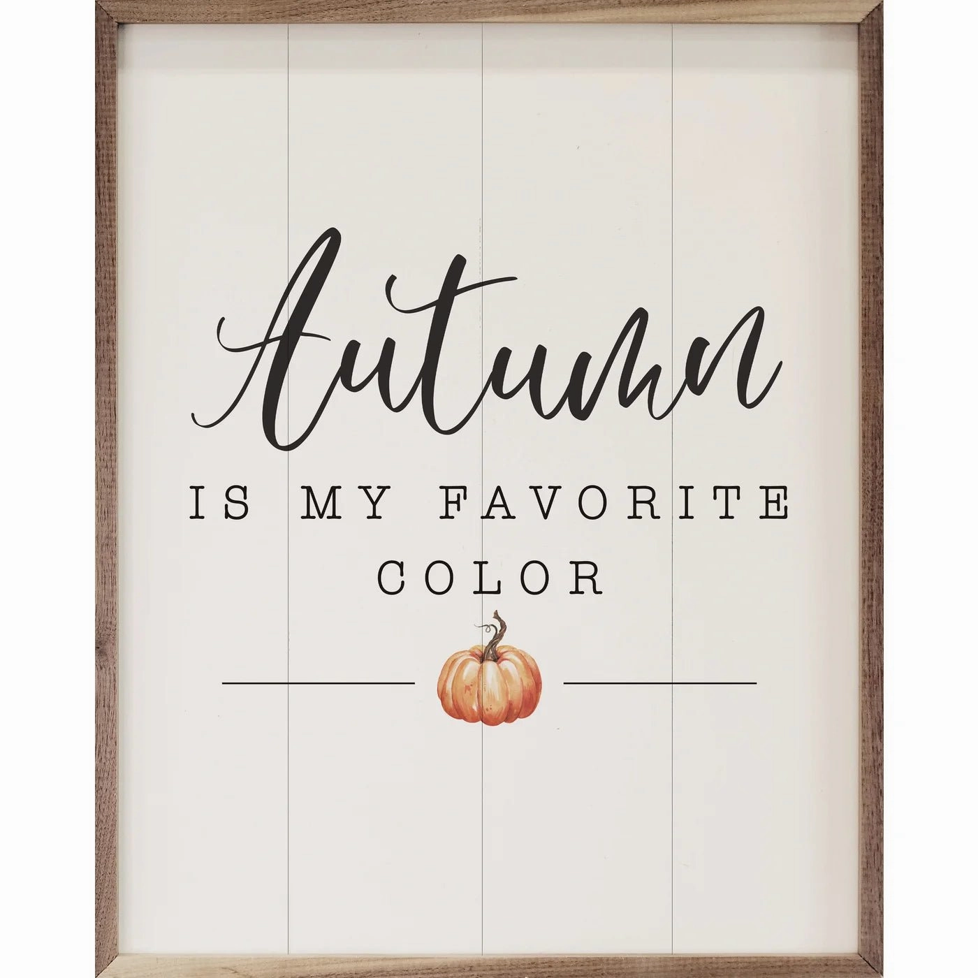 Autumn Is My Favorite Color Wood Framed Print 