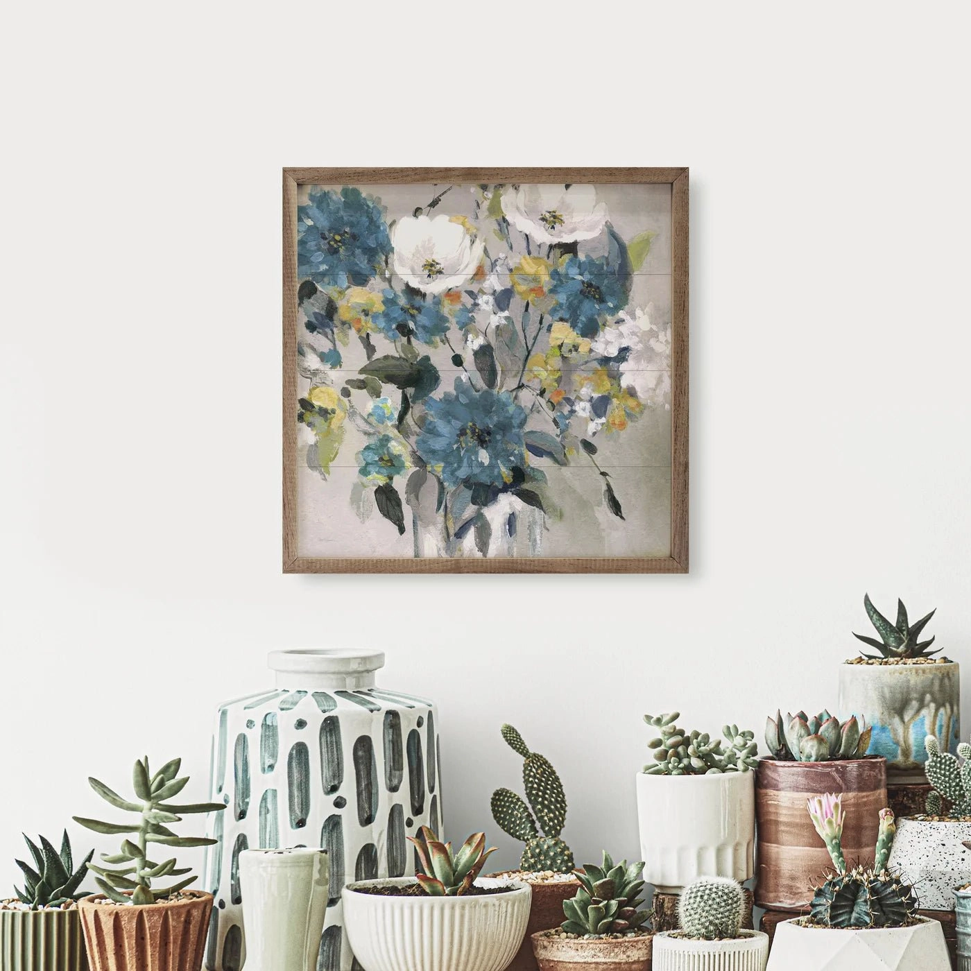 Autumn Jewels By Carol Robinson Wood Framed Print
