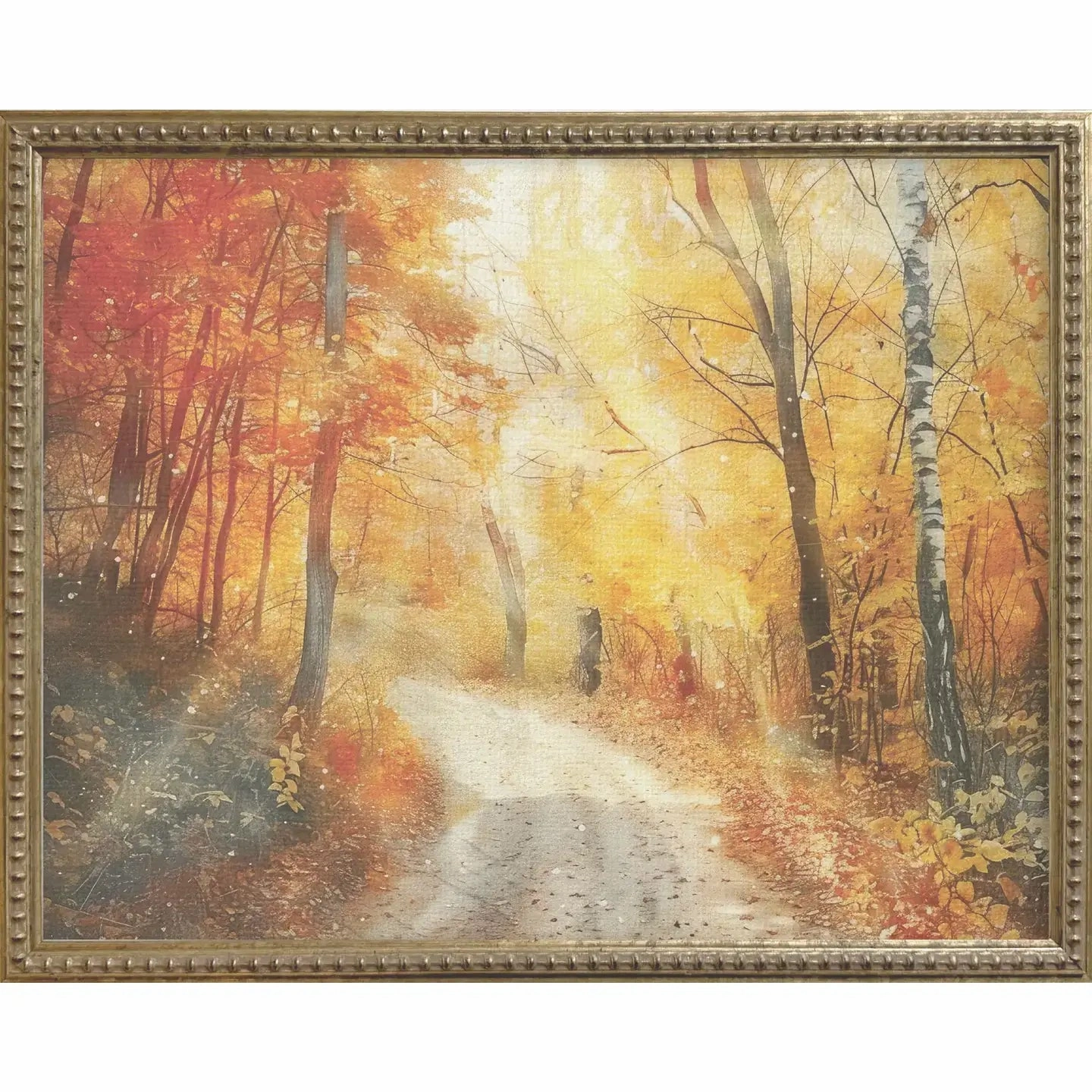 Autumn Path Gallery Framed Print 